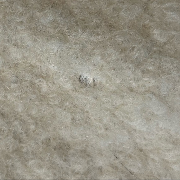 Forever 21 50% Wool White Double Breasted Jacket Size Small - Picture 8 of 9